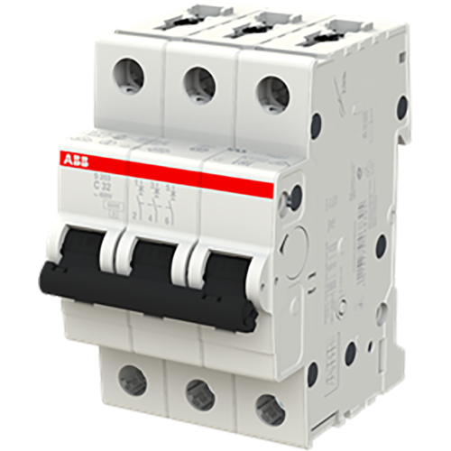 ABB automaat 3p c32 6ka S203-C32 - 9paa00000003054 - 8024563