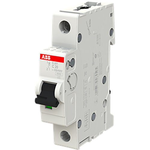 ABB automaat 1p c20a 6ka S201-C20 - 9paa00000003083 - 6800189