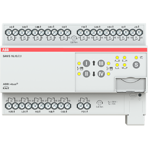 ABB Busch-Jaeger Schakel/Jaloezie aktor, residentieel KNX 16 voudig, 10 ampere - 9paa00000003640 - 20087856