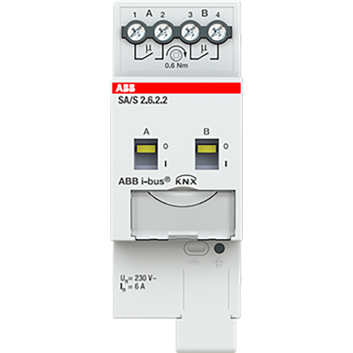 ABB Busch-Jaeger Schakel aktor, standaard KNX 2 voudig, 6 ampere - 9paa00000008198 - 20087861