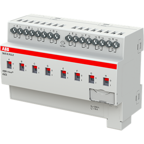 ABB Busch-Jaeger Schakel aktor, standaard KNX 8-voudig, 16 ampere - 9paa00000008215 - 20087871
