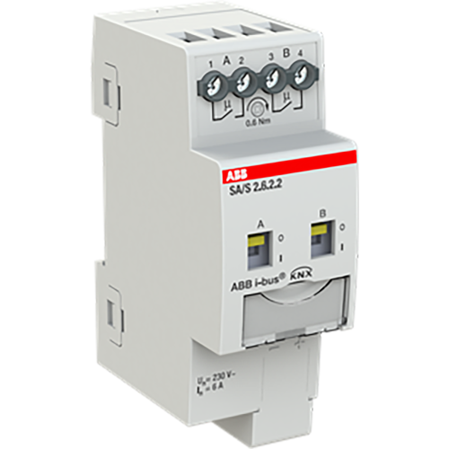 ABB Busch-Jaeger Schakel aktor, standaard KNX 2 voudig, 6 ampere - 9paa00000008225 - 20087861