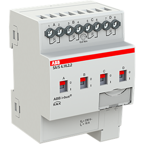 ABB Busch-Jaeger Schakel aktor, standaard KNX 4-voudig, 16 ampere - 9paa00000008242 - 20087870