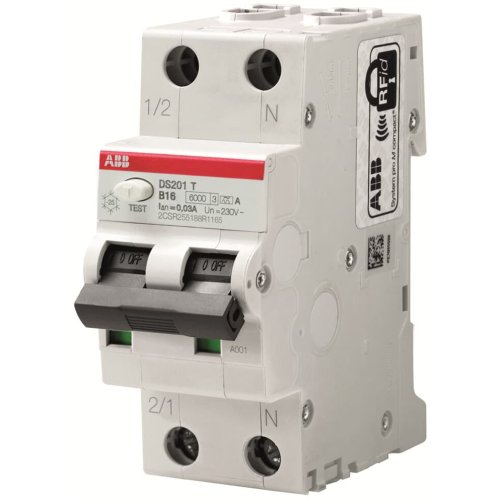 ABB Componenten Aardlekautomaat tractie 6kA, C kar., 16A, A-type, 0,03A - 9paa00000009333 - 20124773