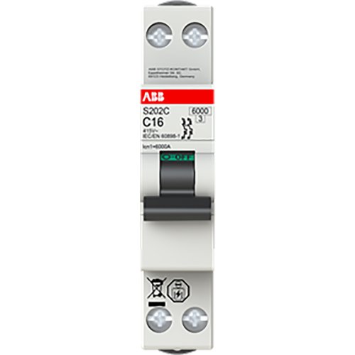 ABB Componenten Installatie automaat 2P, 6kA, C kar, 32A voor tractie - 9paa00000024985 - 20114770