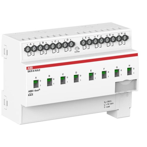 ABB Busch-Jaeger Schakel aktor, professioneel KNX 8-voudig 16 ampere, energiefunctie - 9paa00000031075 - 20087879