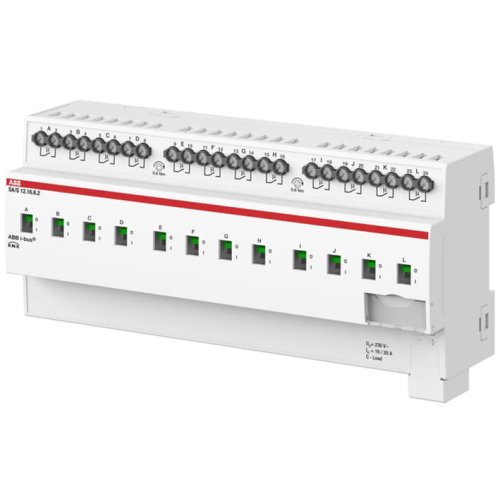 ABB Busch-Jaeger KNX SA/S12.16.5.2 Schakelactor, professioneel 12-voudig 16 ampere, ene - 9paa00000031078 - 20087880