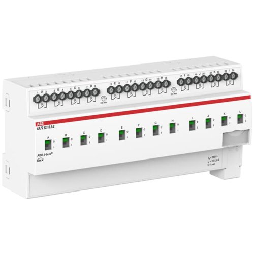 ABB Busch-Jaeger KNX SA/S12.16.5.2 Schakelactor, professioneel 12-voudig 16 ampere, ene - 9paa00000031079 - 20087880