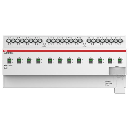 ABB Busch-Jaeger KNX SA/S12.16.5.2 Schakelactor, professioneel 12-voudig 16 ampere, ene - 9paa00000031080 - 20087880
