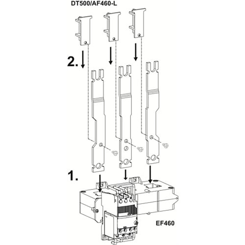 ABB Componenten SET AANBOUWDELEN T.B.V. AF 500 EN AF 460 - 9paa00000031296 - 20092199