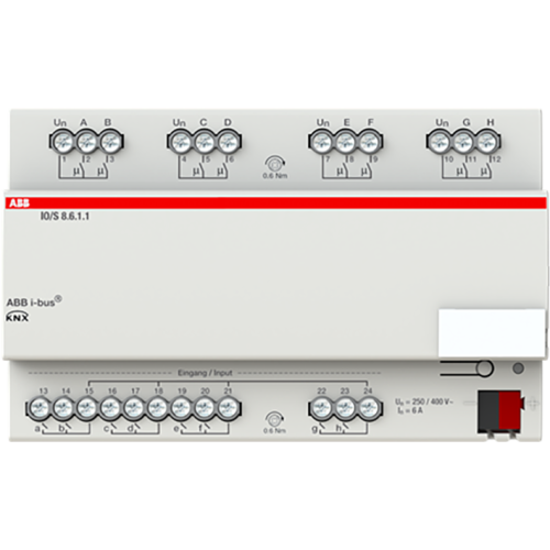 ABB Busch-Jaeger KNX Input/Output-aktor 8v DIN-rail - 9paa00000040824 - 20087817