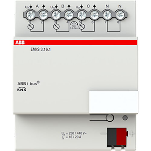 ABB Busch-Jaeger KNX energiemonitoring-module 3v 16/20A D - 9paa00000040901 - 20087809