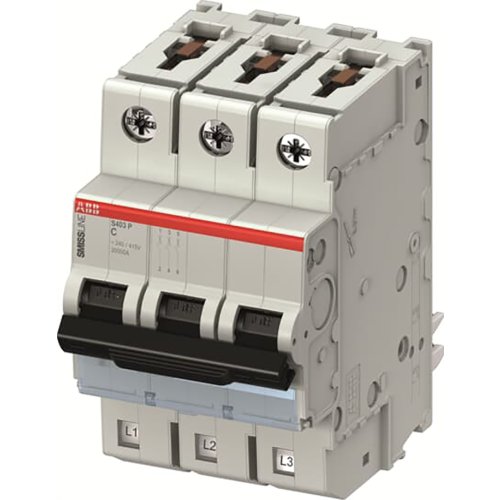 ABB Componenten Installatieautomaat SmissLine 3 polig, C Kar. 63A, 20 kA - 9paa00000041939 - 20112566