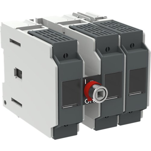 ABB Componenten Veilighedenlastscheider 3-polig, 40A bediening voorzijde, DIN patronen - 9paa00000052047 - 20096160