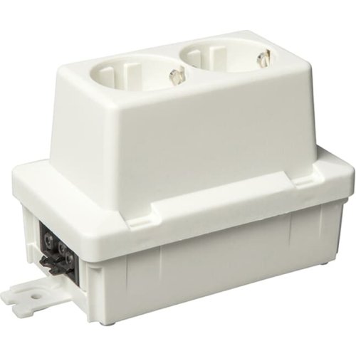 ABB Installatiedozen en -kasten 2-voudige wcd met GST18 voeding einddoos gerecycled kunststof - 9paa00000052899 - 20087231
