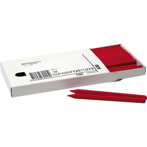 HAF merkkrijt rood a 24 stuks - 9paa00000052947 - 2027812