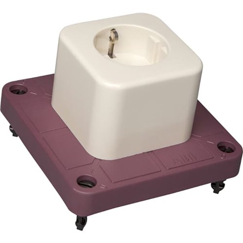 ABB Installatiedozen en -kasten Deksel 3640 rood met 1-voudige WCD  gerecycled kunststof - 9paa00000053017 - 20087360
