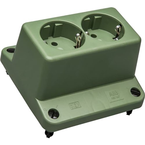 ABB Installatiedozen en -kasten Deksel 3640 met 2-voudige WCD, groen  gerecycled kunststof - 9paa00000053021 - 20087364