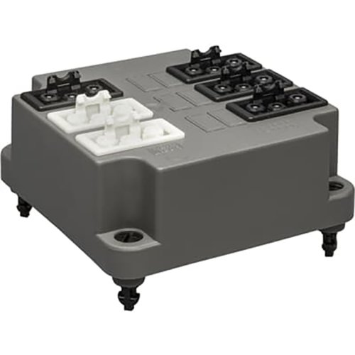 ABB Installatiedozen en -kasten Deksel 3640 met GST18 connector 4x3-p zw. + 2x3-p wit gerecycled kunst - 9paa00000053046 - 20087392