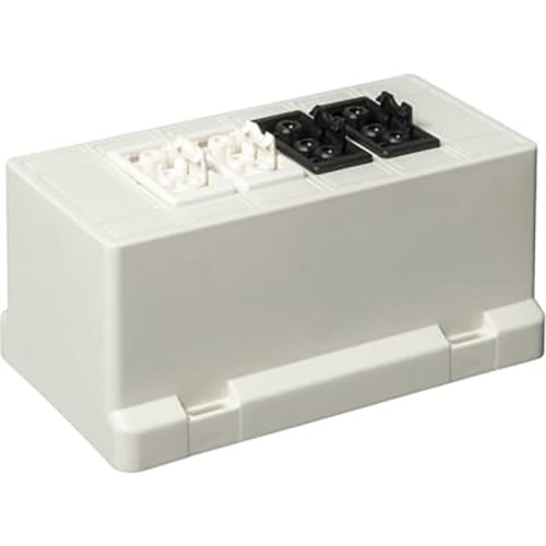 ABB Installatiedozen en -kasten Deksel 3611 met GST18 connector 2x3-p zw. en 2x3-p wit gerecycled kuns - 9paa00000053117 - 20087458