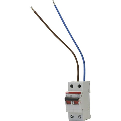ABB Installatiedozen en -kasten Hoofdschakelaar 2-polig 40A Inclusief aansluitdraden - 9paa00000053557 - 20087587