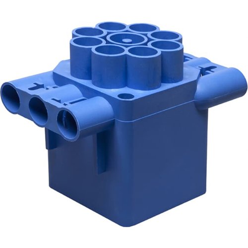 ABB Installatiedozen en -kasten Centraaldoos vierkant 76,5 mm 6x16 en 8x16 + 1x19 mm bodem - 9paa00000053672 - 20087665
