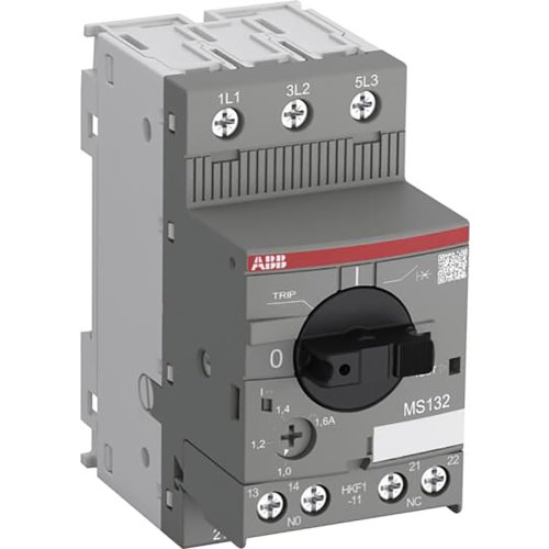 ABB Componenten Motorbeveiligingsschakelaar Range 2,5 - 4A Incl. hulpcontact 1M+1V - 9paa00000074230 - 20092031
