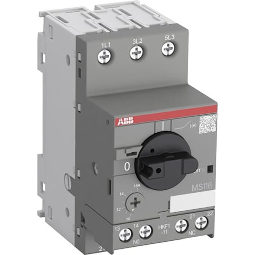 ABB Componenten MS116-1.6-HKF1-11 Manual Motor Starter 1.0 ... 1.6 A - 9paa00000074245 - 20091965