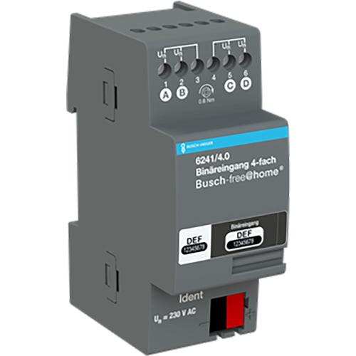 ABB Busch-Jaeger FaH binaire ing. 4-v 230V DIN-rail - 9paa00000085301 - 20090375