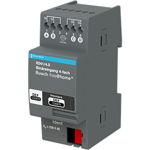 ABB Busch-Jaeger FaH binaire ing. 4-v 230V DIN-rail - 9paa00000085307 - 20090375