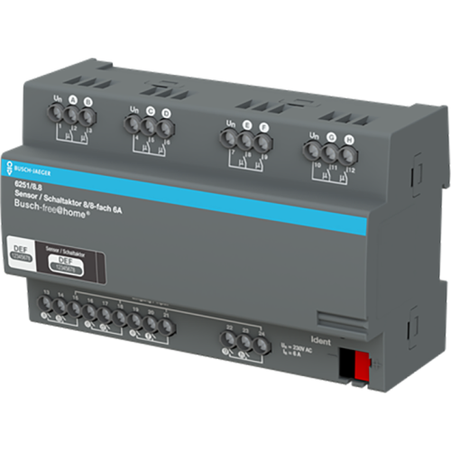 ABB Busch-Jaeger FaH aktor m ingangen 8v 6A DIN-rail - 9paa00000085344 - 20090384