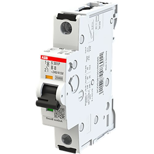 ABB Componenten Installatie automaat 25kA, 1P, Kar B 8A - 9paa00000085569 - 20116620