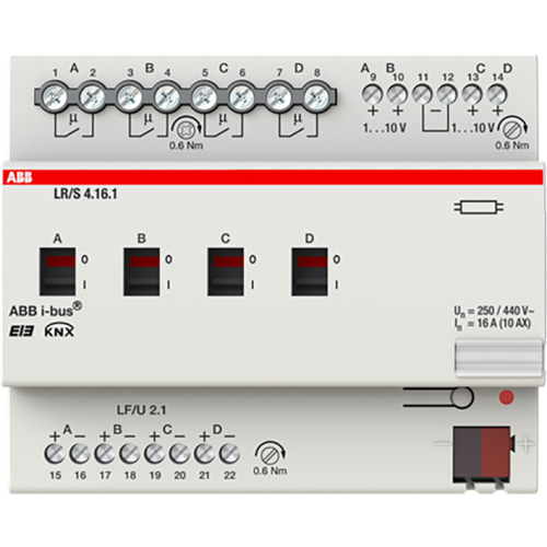 ABB Busch-Jaeger KNX lichtregelaar 0-10V 4v DIN-rail - 9paa00000086944 - 20087788