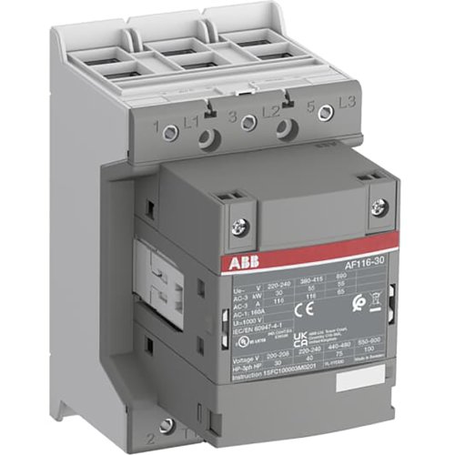 ABB Componenten Magneetschakelaar 55kW 400V 3-pole Spoel code: 42 110/120VAC 50/60Hz H - 9paa00000089183 - 20109917