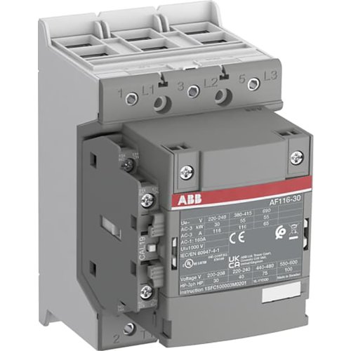 ABB Componenten Magneetschakelaar 55kW 400V 3-pole Spoel code: 42 110/120VAC 50/60Hz H - 9paa00000089198 - 20109918