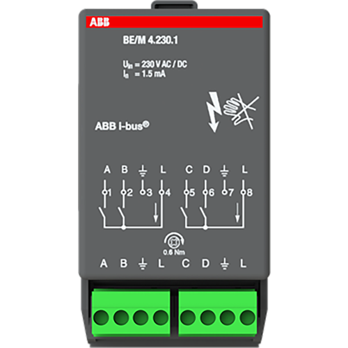 ABB Busch-Jaeger KNX binaire ingangsmodule 4x230V - 9paa00000094980 - 20087763