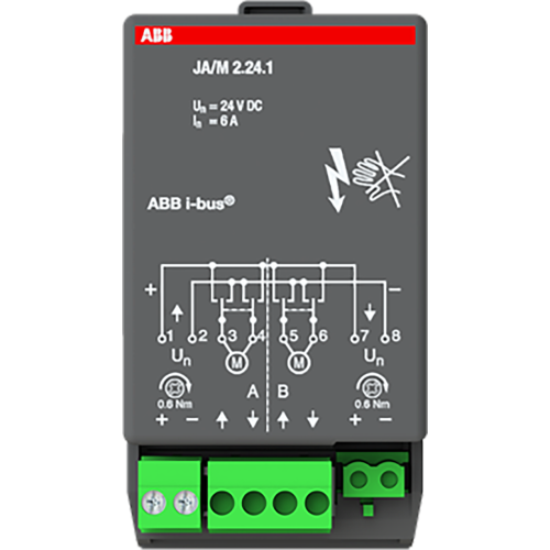 ABB Busch-Jaeger KNX jaloezie aktormodule 2x24V - 9paa00000095002 - 20087762