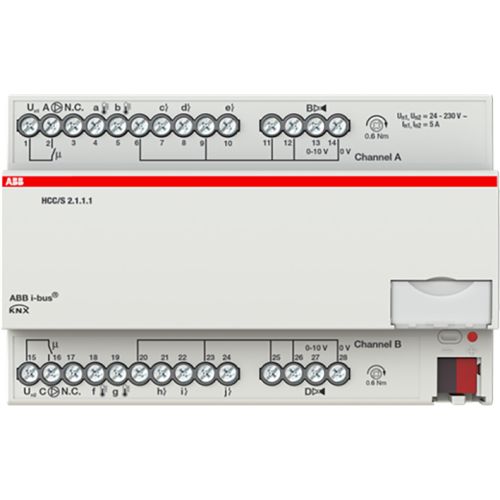 ABB Busch-Jaeger Heating/Cooling Circuit Controller ClimaEco KNX 0-10V, 2-voudig, MDRC - 9paa00000095034 - 20087844