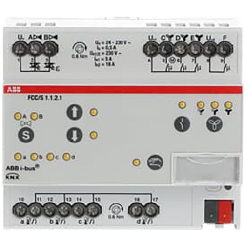 ABB Busch-Jaeger Fan Coil Controller ClimaEco KNX PWM, 3-stage, handbediening, MDRC - 9paa00000095879 - 20087837