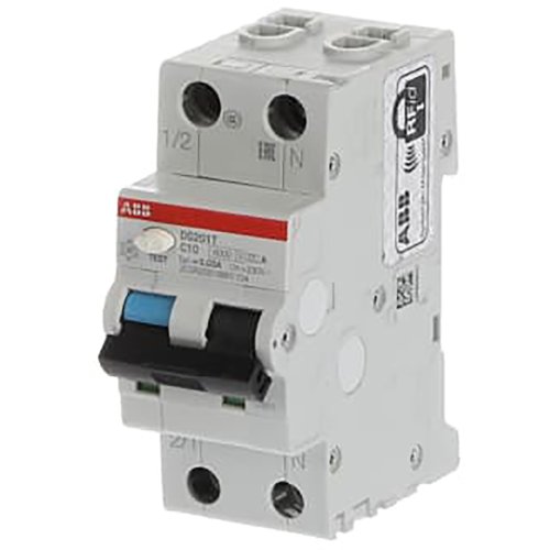 ABB Componenten RCBO traction 6kA, C char., 10A, A-type, 0,03A - 9paa00000096045 - 20124772