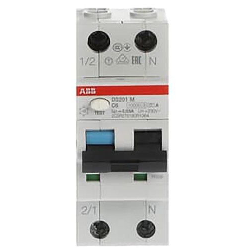 ABB Componenten Aardlekautomaat 1P+N, C kar, 6A, 30mA, 10kA - 9paa00000096065 - 20124945