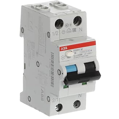 ABB Componenten Aardlekautomaat 1P+N, C kar, 6A, 30mA, 10kA - 9paa00000096067 - 20124945