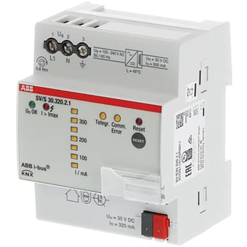 ABB Busch-Jaeger KNX voeding 320mA diagnose DIN-rail - 9paa00000098024 - 20087807
