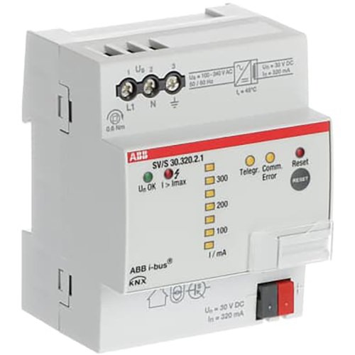 ABB Busch-Jaeger KNX voeding 320mA diagnose DIN-rail - 9paa00000098025 - 20087807