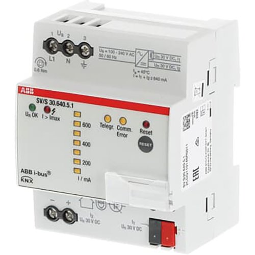 ABB Busch-Jaeger KNX voeding 640mA diagnose DIN-rail - 9paa00000098027 - 20087808