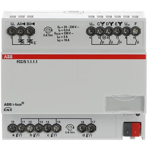 ABB Busch-Jaeger Fan Coil Controller ClimaEco KNX PWM, 3-stage, MDRC - 9paa00000098038 - 20087836