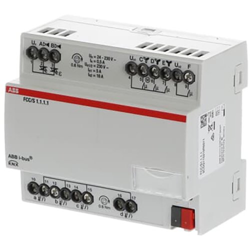 ABB Busch-Jaeger Fan Coil Controller ClimaEco KNX PWM, 3-stage, MDRC - 9paa00000098039 - 20087836