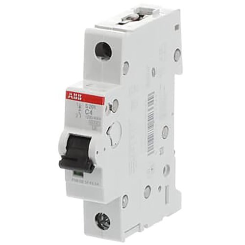 ABB automaat 1p c4 6ka S201-C4 - 9paa00000098042 - 8024985