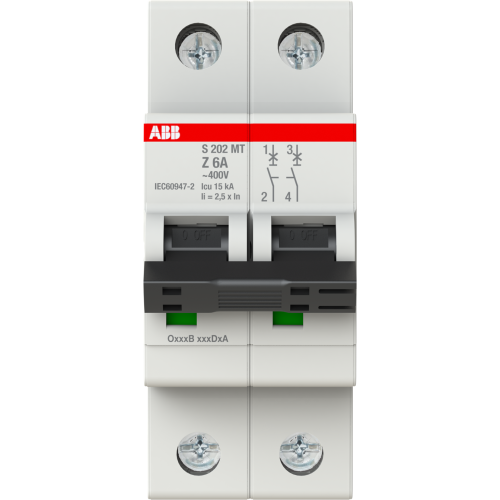ABB Componenten Installatieautomaat S200MT 2P Z6 10kA Tractie - 9paa00000104112 - 20115822