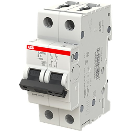 ABB Componenten Automaat S200MT 2P B6 10kA Tractie - 9paa00000104336 - 20115817